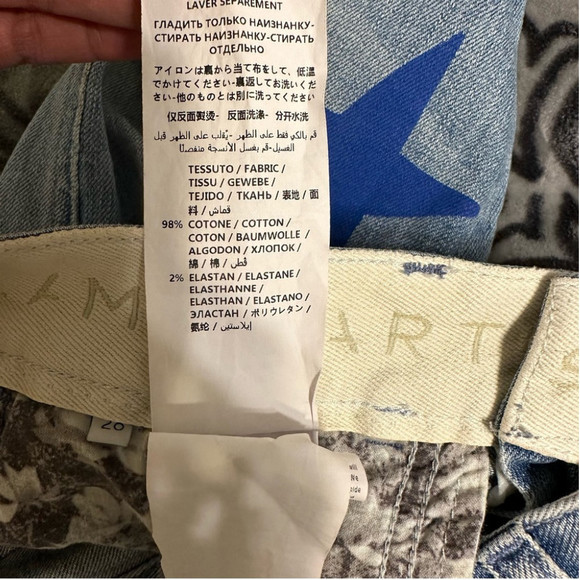 STELLA MCCARTNEY STAR-PRINTED JEANS size 26 - Picture 16 of 16